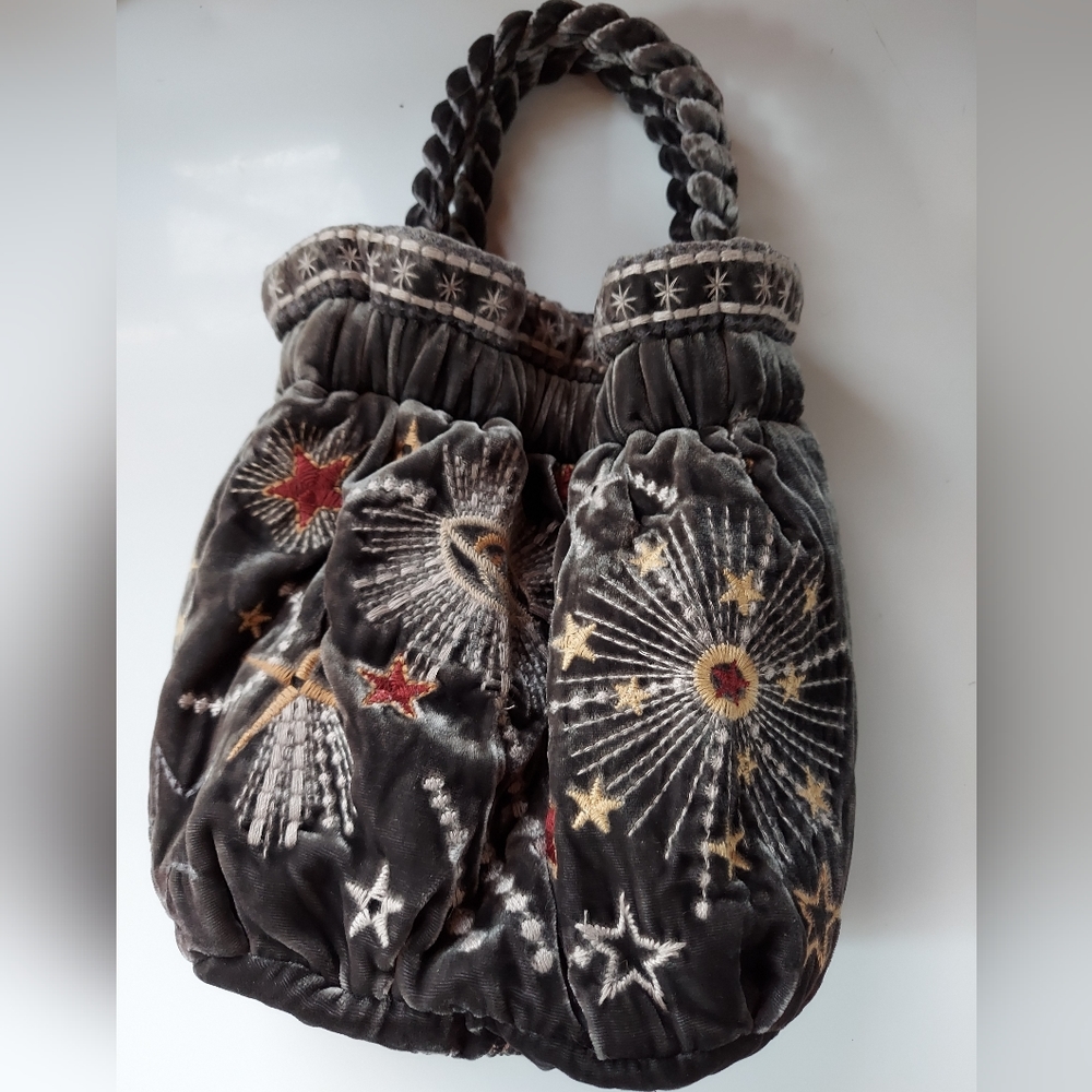 Johnny Was Callisto Velvet Pouch